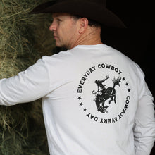 Load image into Gallery viewer, Everyday Cowboy, Cowboy Every Day Long-Sleeve Tee
