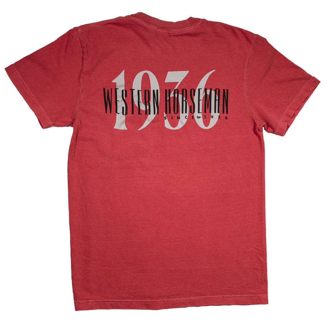 1936 Western Horseman Pocket Tee