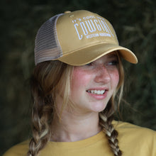 Load image into Gallery viewer, It's Cool to be Cowgirl Ponytail Hat
