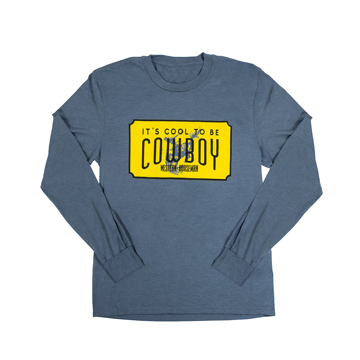 Cowboy Badge Long Sleeve Tee – Western Horseman